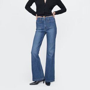 Gap High Rise '70s Flare Jeans Size 31/12S